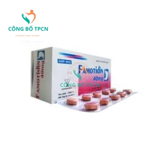 Famotidin 40mg Armephaco - Thuốc điều trị trào ngược dạ dày thực quản